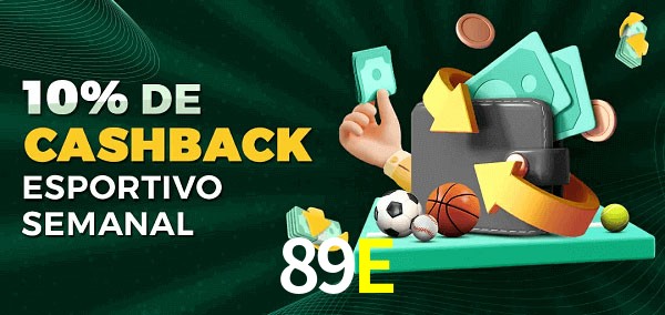 10% de bônus de cashback na 89E
